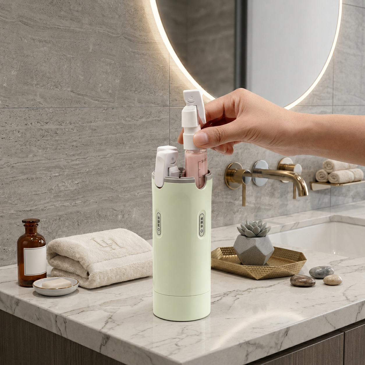 Dispensador 4 en 1 Go4Travel™